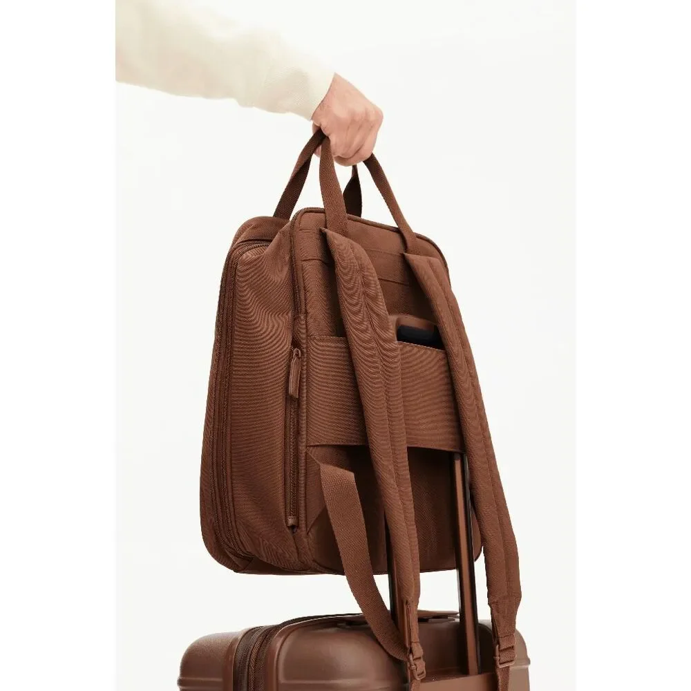 NWT BEIS The Expandable Backpack in Maple